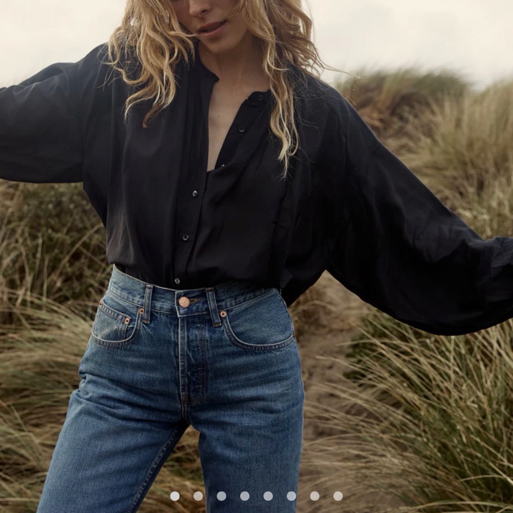 Doen Jane Blouse Navy